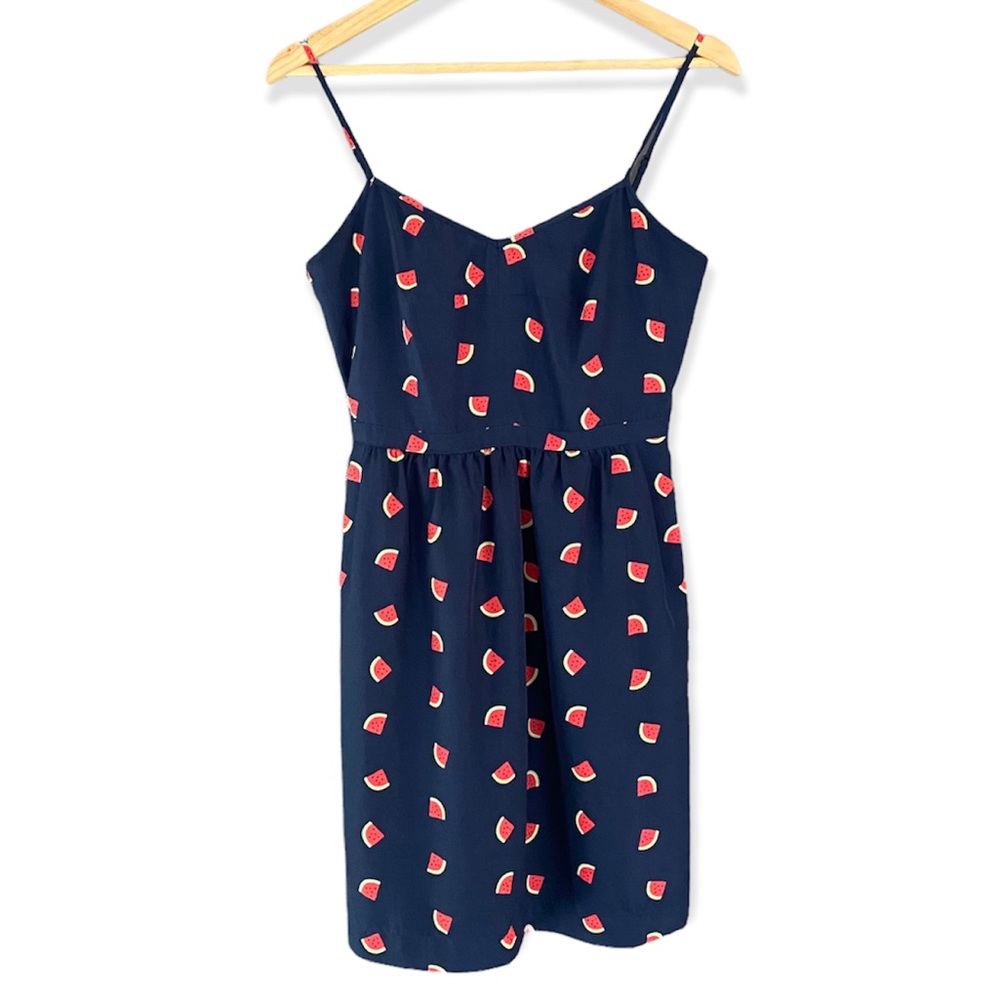 J. Crew Watermelon Print Summer Dress, Women's 4